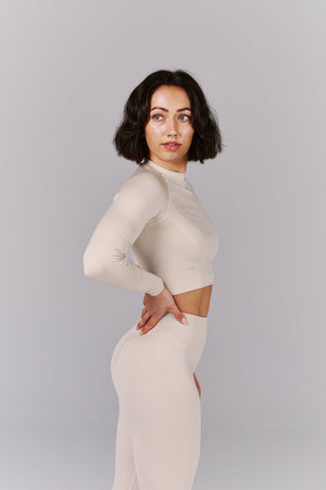 Limitless Seamless Leggings - Cream