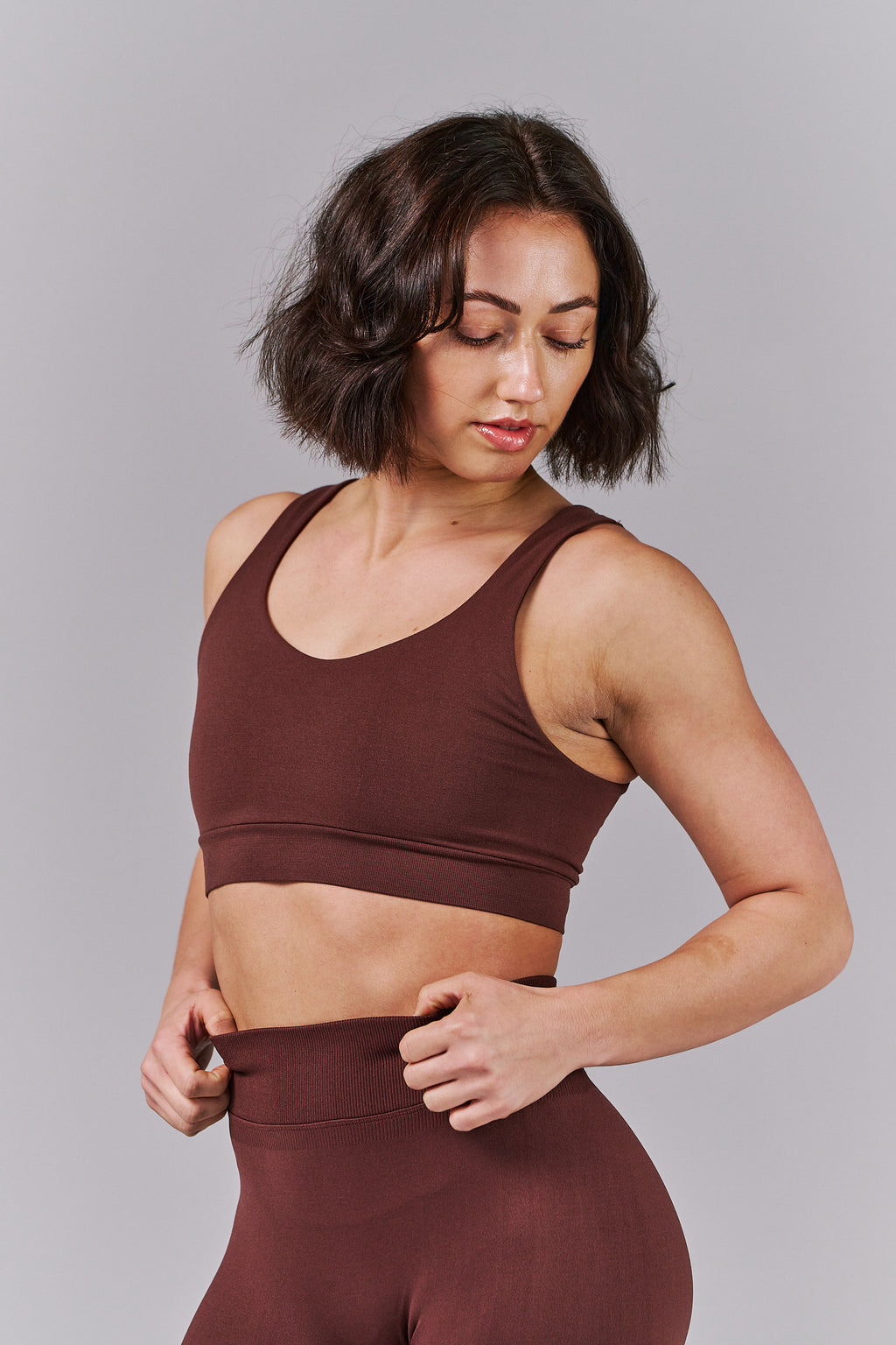 Limitless Seamless Sport Bra - Brown