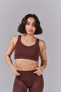 Limitless Seamless Sport Bra - Brown
