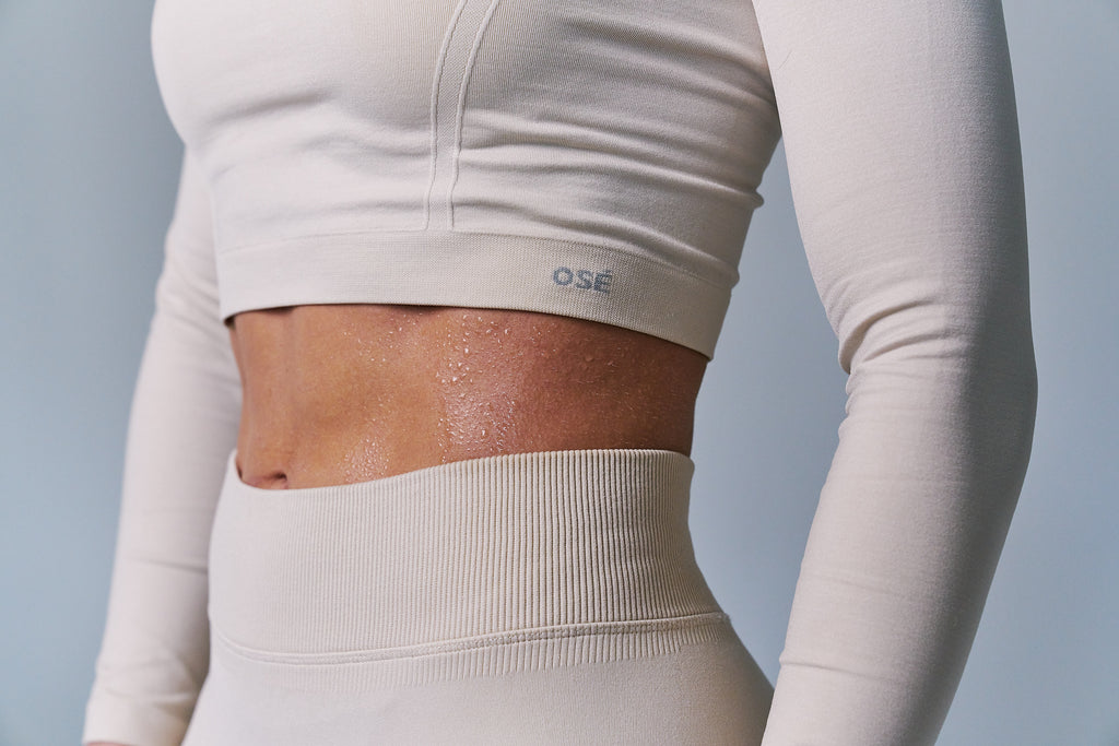 Limitless Seamless Long Sleeve Crop Top - Cream