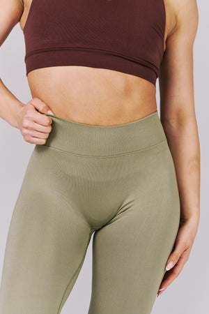 Limitless Seamless Leggings - Khaki Green