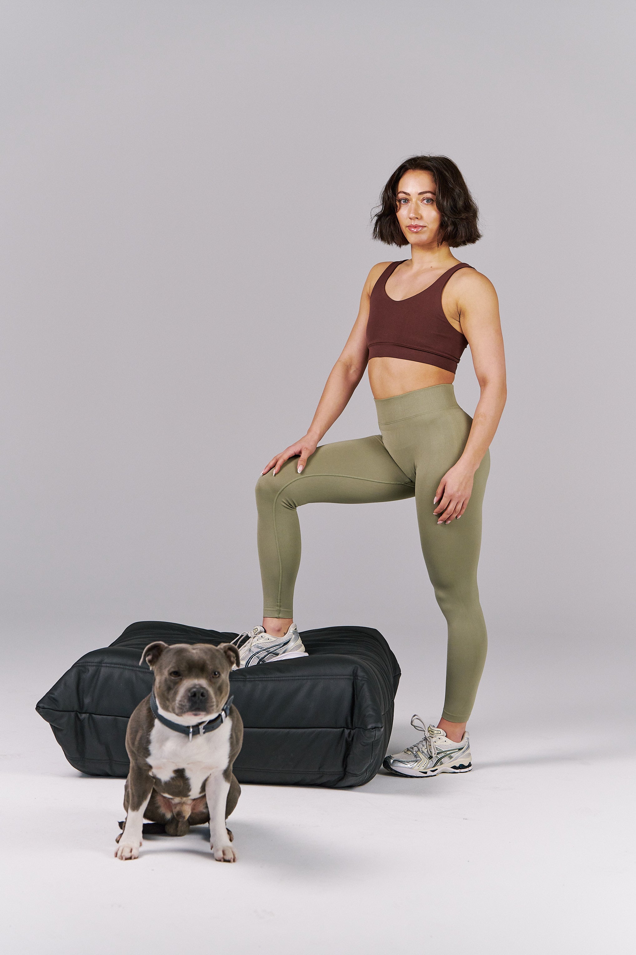 Limitless Seamless Leggings - Khaki Green